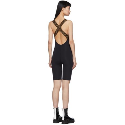 fendi black forever jumpsuit|fendi jumpsuit.